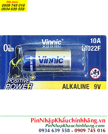 Vinnic L1022F Pin 10A _Pin 9v Alkaline Vinnic 10A 1022F _Pin Remote cửa 10A chính hãng